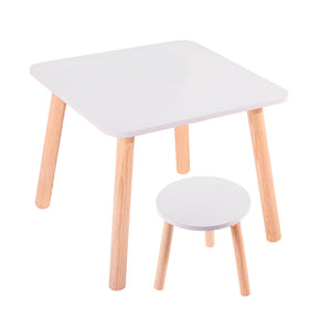 banco y mesa infantil