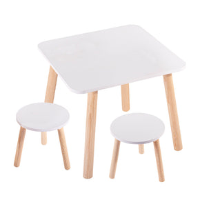 bancos con mesa infantil