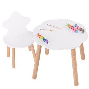 mesa con silla para niña