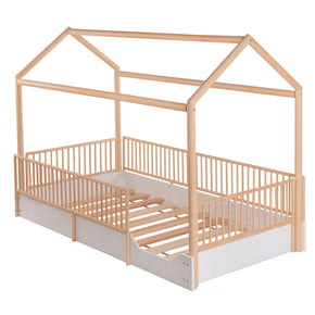 cama casa para niños