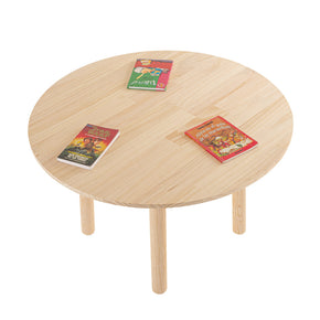 mesas de madera para niños