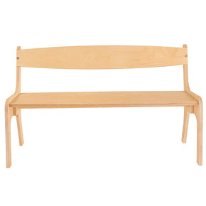 banca infantil de madera