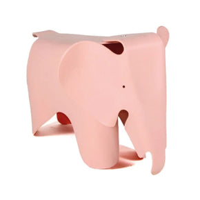 taburete elefante rosa