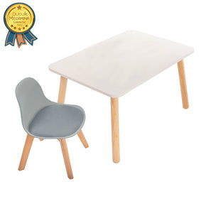Mesa Rectangular - Silla Frankfurt (no barnizado) - DUDUK