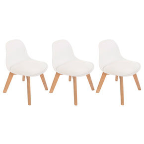 sillas infantiles blancas