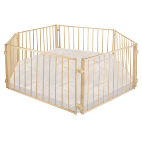 corral de madera para bebé