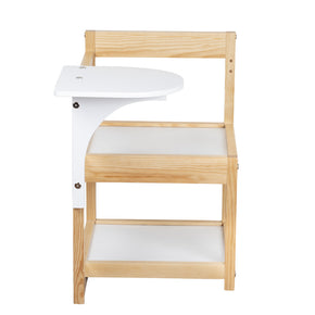 pupitre de madera para niños
