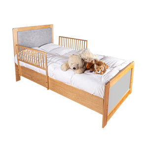 Cama individual con barandal infantil
