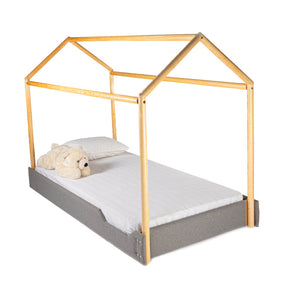 cama montessori para niña