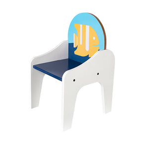 silla pez para niños