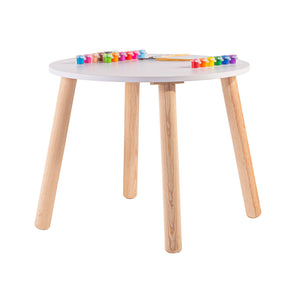 mesa circular infantil para pintar
