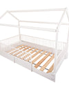 cama montessori blanca
