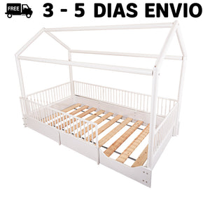 Cama Casa Cercada