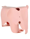 taburete elefante rosa