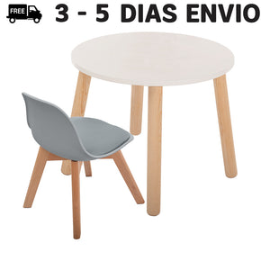 Mesa Circular - 1 Silla Frankfurt