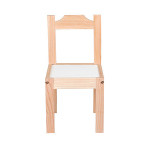 silla de madera para niña