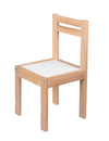 silla de madera para niño
